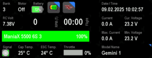 Model Screen